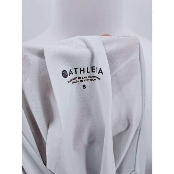 Athleta White‎ T Back Strap Power Of She Workout Tank Top Womens Size Small - Picture 5 of 8